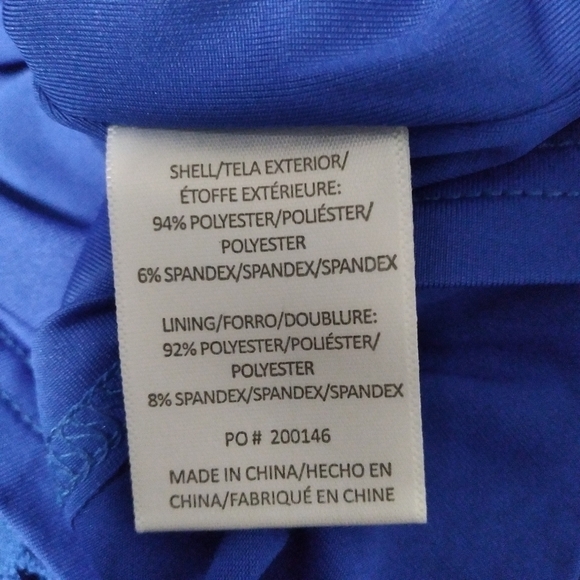 𝅺modcloth Light Shining Through Babydoll Dress Blue Eyelet Henley V-Neck Size M - Picture 10 of 10